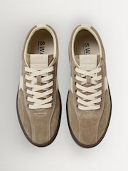 Stepney Workers Club Grey Surma S-Strike Mono Low Cupsole Trainers - Image 3 of 4