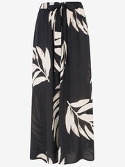 Mint Velvet Black Poppy Print Maxi Skirt - Image 3 of 4