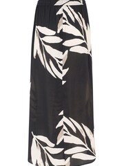 Mint Velvet Black Poppy Print Maxi Skirt - Image 4 of 4