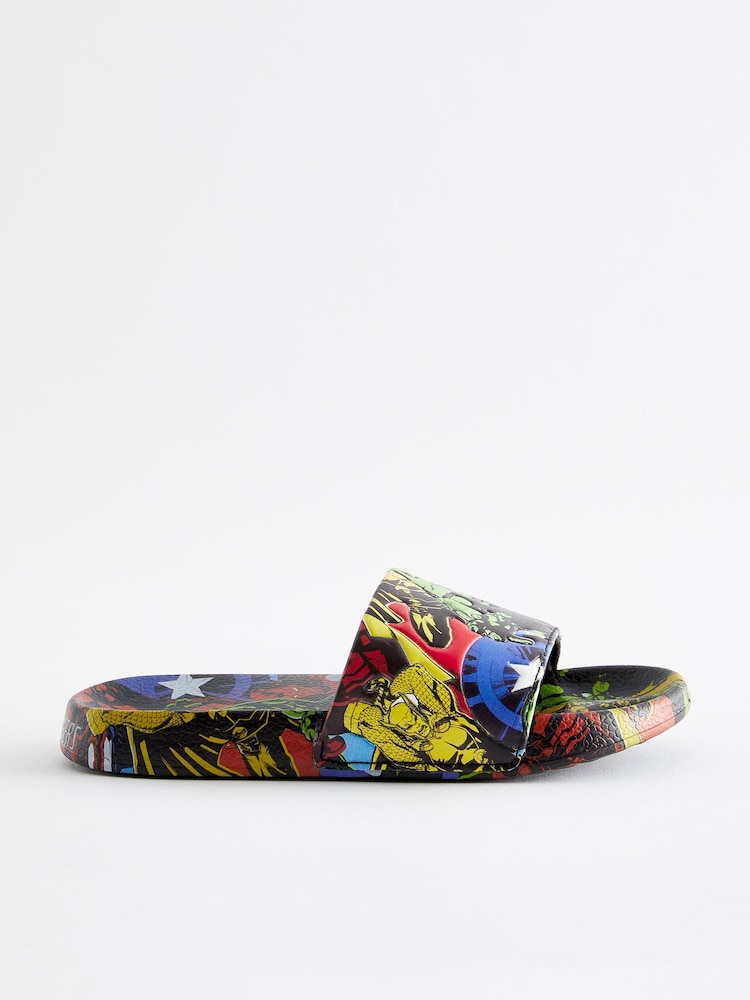 Green/Yellow Marvel Sliders - Image 2 of 5