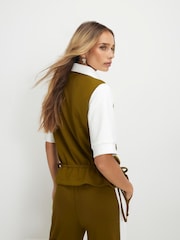 River Island Green Premium Block Polo Shirt - Image 2 of 4