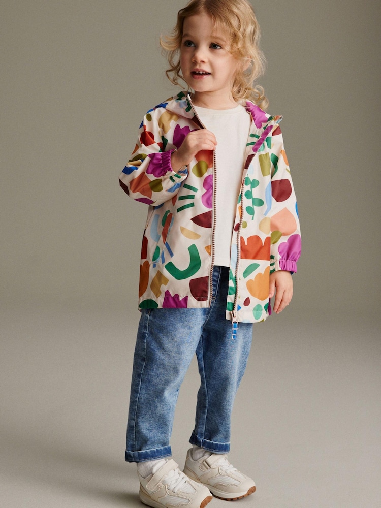Multi Shapes Shower Resistant Printed Cagoule (3mths-7yrs) - Image 1 of 13