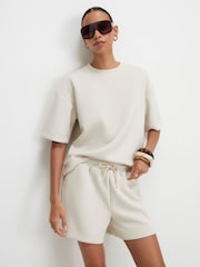 River Island Cream Premium Shorts - Image 1 of 4