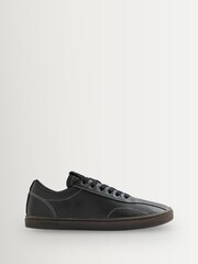 Stepney Workers Club Black Surma Mono-Low Cupsole Trainers - Image 1 of 4