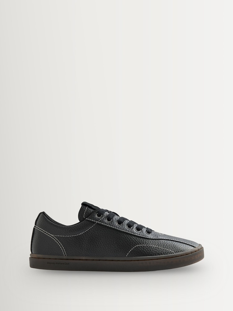Stepney Workers Club Black Surma Mono-Low Cupsole Trainers - Image 1 of 4 Stepney Workers Club Black Surma Mono-Low Cupsole Trainers - Image 1 of 4