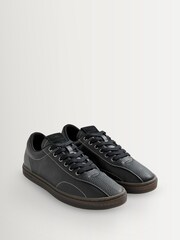 Stepney Workers Club Black Surma Mono-Low Cupsole Trainers - Image 2 of 4