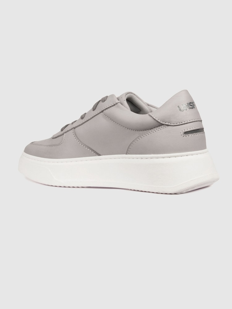 Unseen Footwear Leather Marais Trainers - Image 4 of 5