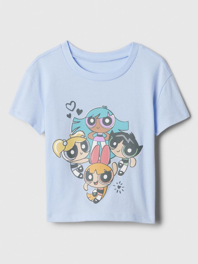 Gap Blue WB The Powerpuff Girls Graphic Short Sleeve Crew Neck T-Shirt (Newborn-5yrs) - Image 1 of 1