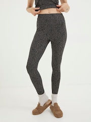FatFace Venus Grey Print Leggings - Image 2 of 5