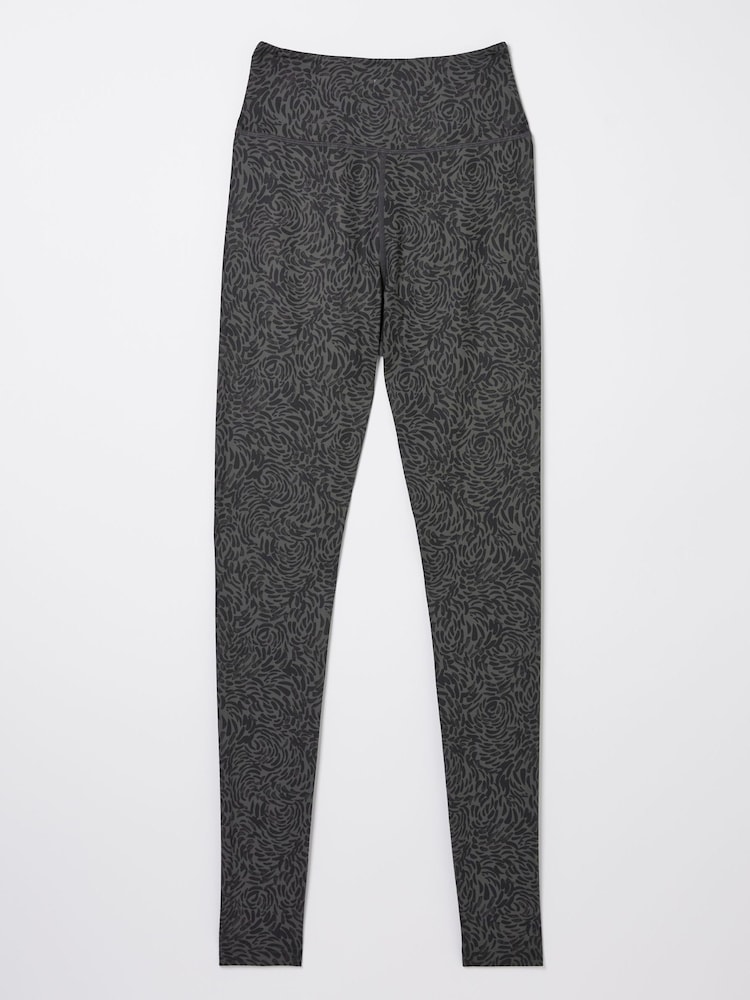 FatFace Venus Grey Print Leggings - Image 5 of 5