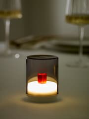 Indigo Owl Grey Small Gem Wireless Table Lamp - Image 1 of 5