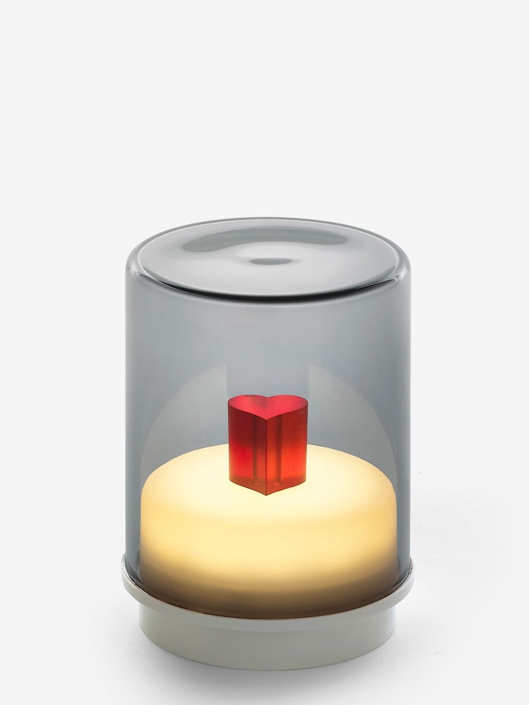 Indigo Owl Grey Small Gem Wireless Table Lamp - Image 5 of 5