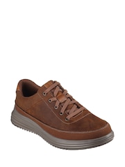 Skechers Brown Mens Proven Aldeno Trainers - Image 3 of 5