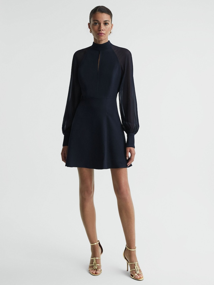 Mini Dress Reiss Dresses At John Lewis Buy Reiss Navy Perry Sheer