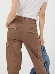 FatFace Brown Cargo Chino Trousers - Image 3 of 6