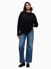 AllSaints Black Kiki Cashmere Blend Jumper - Image 5 of 7