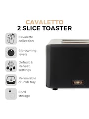 Tower Black 2 Slot Toaster - Image 2 of 8
