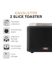 Tower Black 2 Slot Toaster - Image 5 of 8