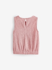 Pink Textured Vest (3-16yrs) - Image 6 of 7