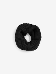Black Knitted Snood (3-16yrs) - Image 1 of 2