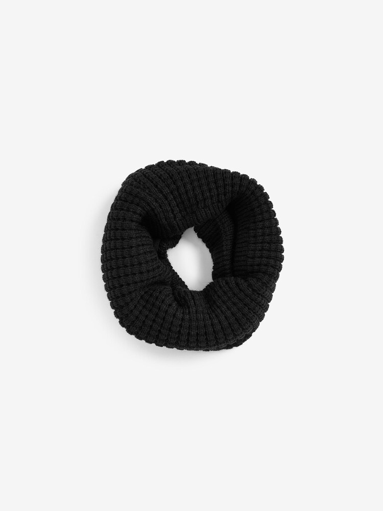 Black Knitted Snood (3-16yrs) - Image 1 of 2