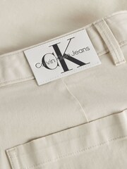 Calvin Klein Jeans High Rise Straight Twill Trousers - Image 4 of 4