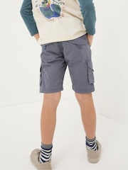 FatFace Lulworth Blue Cargo Shorts - Image 2 of 4