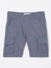 FatFace Lulworth Blue Cargo Shorts - Image 4 of 4