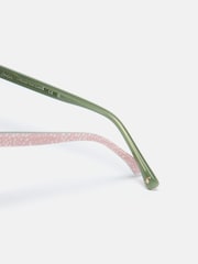 Joules Tortoiseshell Print Round Rimmed Sunglasses - Image 4 of 4