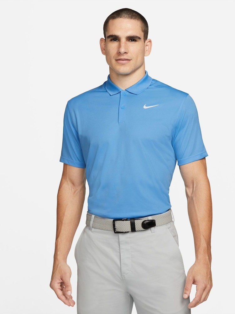 Nike Light Blue Dri-FIT Victory Golf Polo Shirt - Image 1 of 4 Nike Light Blue Dri-FIT Victory Golf Polo Shirt - Image 1 of 4