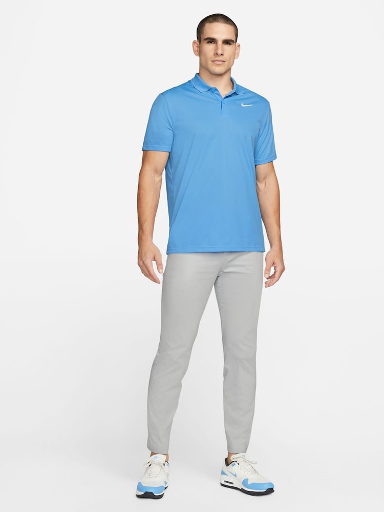 Nike Light Blue Dri-FIT Victory Golf Polo Shirt - Image 4 of 4