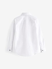 White Long Sleeve Smart Shirt With Bow Tie (3-16yrs) - Image 2 of 4