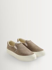 Stepney Workers Club Grey Lister Classic Cupsole Trainers - Image 3 of 4