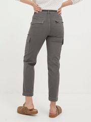 FatFace Grey Cargo Chino Trousers - Image 2 of 5