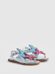 River Island Silver Starfish Sandals - Image 2 of 5