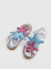 River Island Silver Starfish Sandals - Image 5 of 5