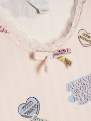 River Island 러브 하트 포인트엘 파자마 세트 - 5의 이미지 4