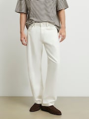River Island Cream Loose Fit Jeans - Image 3 of 4
