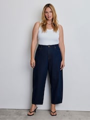 Live Unlimited Blue Denim Barrel Jeans - Image 3 of 5