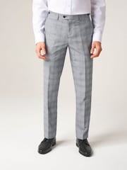 Skopes Grey Tailored Fit Tapered Fit Anello Suit Trousers - Image 1 of 4