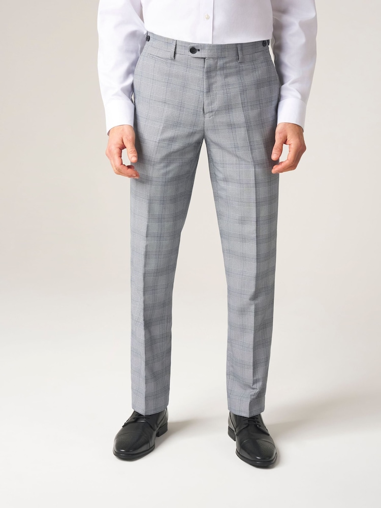 Skopes Grey Tailored Fit Tapered Fit Anello Suit Trousers - Image 1 of 4