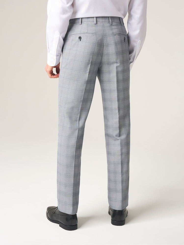 Skopes Grey Tailored Fit Tapered Fit Anello Suit Trousers - Image 2 of 4