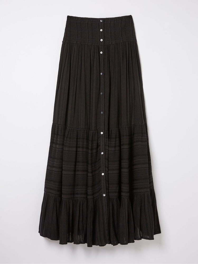 FatFace Rhea Black Beach Maxi Skirt - Image 5 of 5 FatFace Rhea Black Beach Maxi Skirt - Image 5 of 5