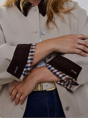 Live Unlimited Cream Oatmeal Cord Collar Jacket - Image 4 of 7