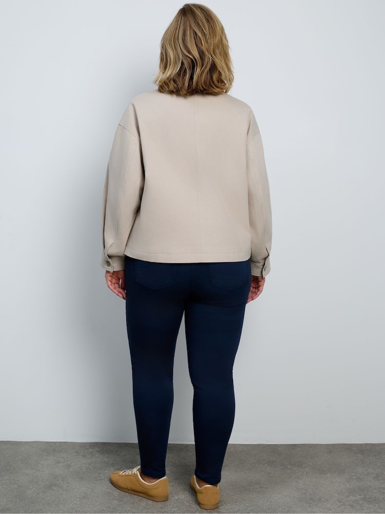 Live Unlimited Cream Oatmeal Cord Collar Jacket - Image 7 of 7 Live Unlimited Cream Oatmeal Cord Collar Jacket - Image 7 of 7
