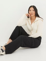 FatFace Black Bodi Belted Cargo Trousers - Image 3 of 5