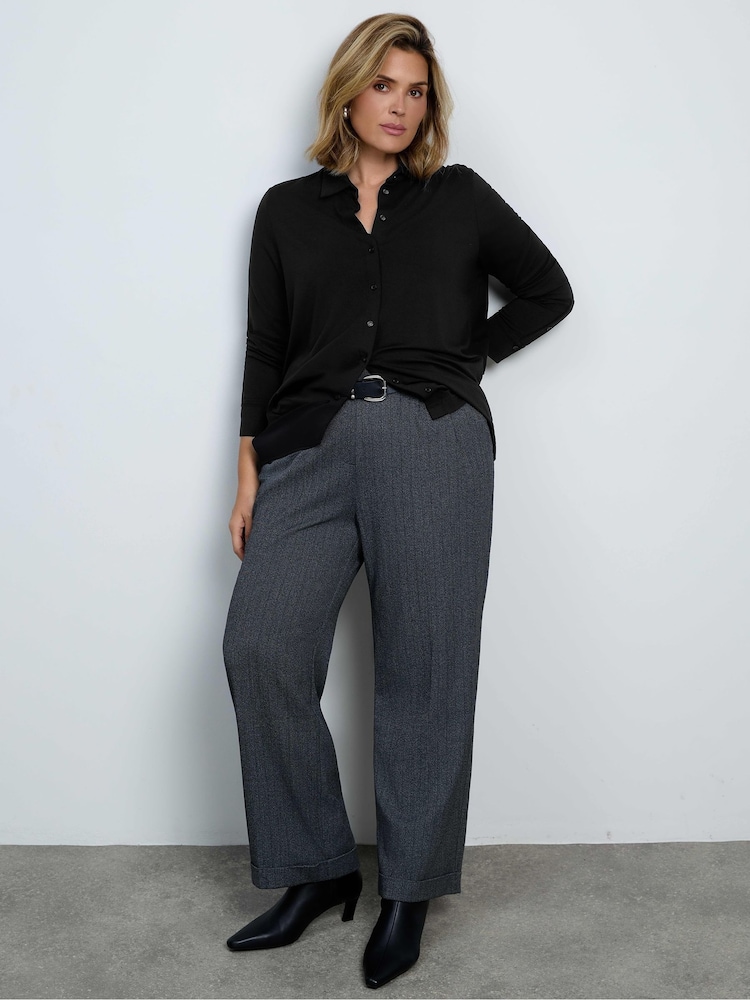 Live Unlimited Black Button Through Collared Shirt - Image 2 of 5