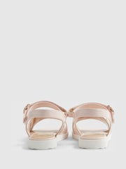 River Island Pink Pink Snaffle Detail Sandals - Image 3 of 5