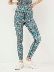 FatFace Venus Multi Print Leggings - Image 1 of 5