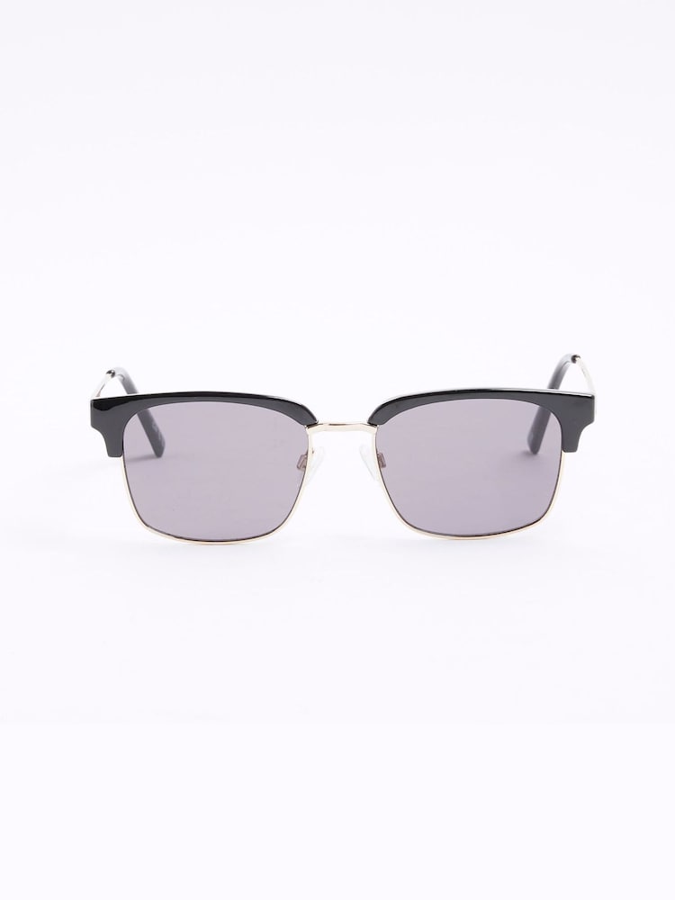 River Island Black Clubmaster Sunglasses - Image 2 of 4